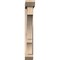 Ekena Millwork Balboa Slat Smooth Bracket w/ Offset Brace, Douglas Fir, 5 1/2"W x 26"D x 38"H BKT0604X26X38BOA06SDF - alternate 2
